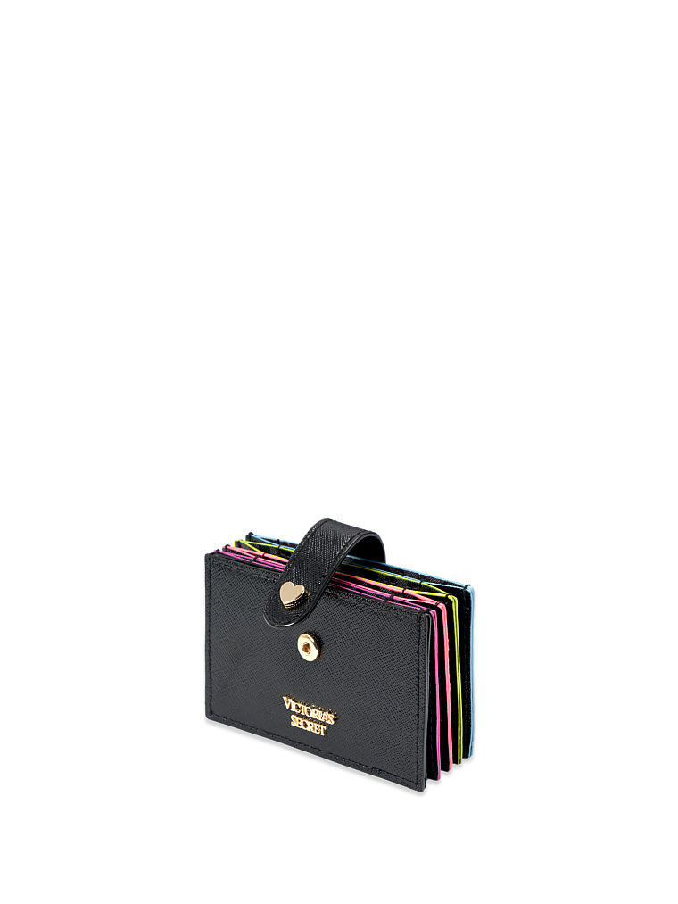 Porte-cartes Accordéon, Black, large
