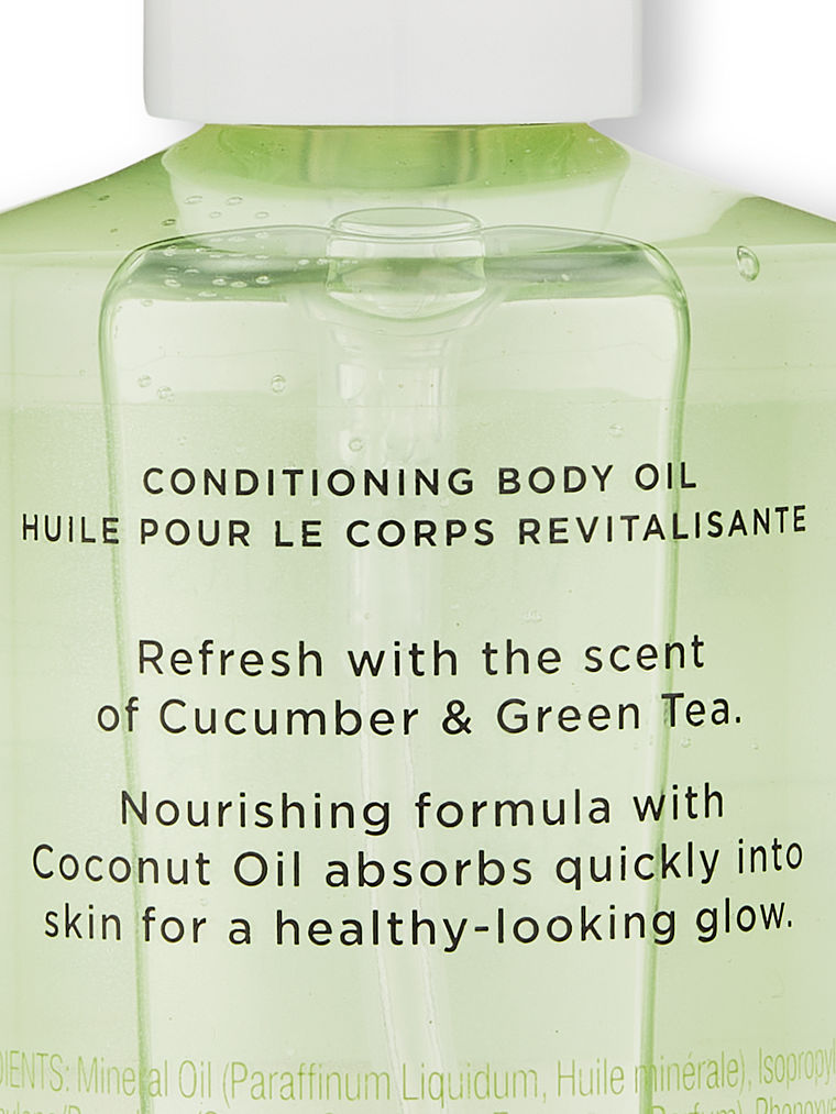 Cucumber & Green Tea Huile Revitalisante Pour Le Corps Natural Beauty, Description, large