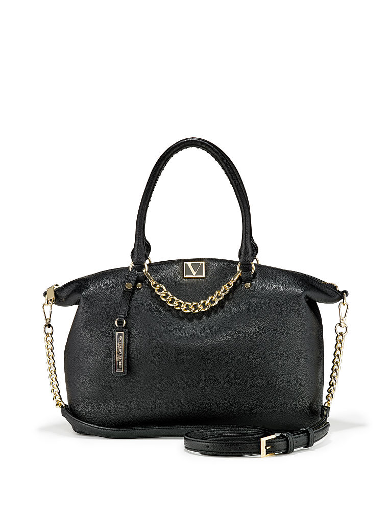 Sac Cabas Souple Victoria, Black Lily, large