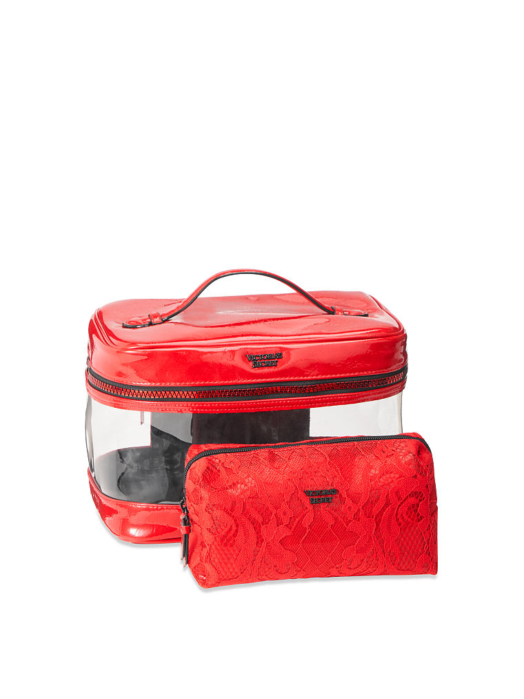 Superbe Trousse Rouge Pour Le Week-end, Red, large