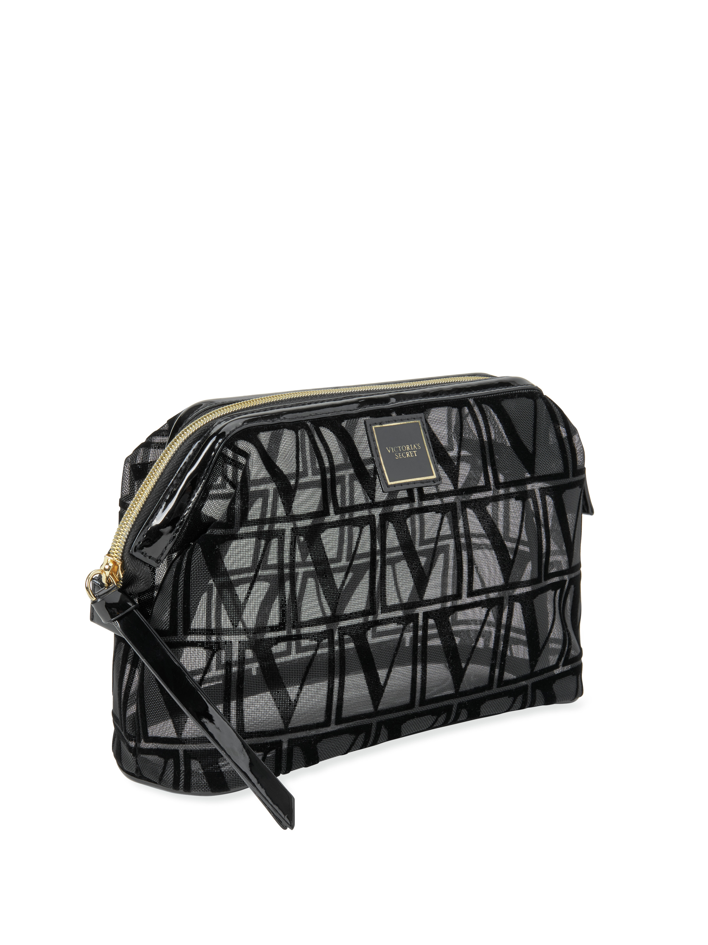 Trousse De Maquillage Monogramme V, Black, large