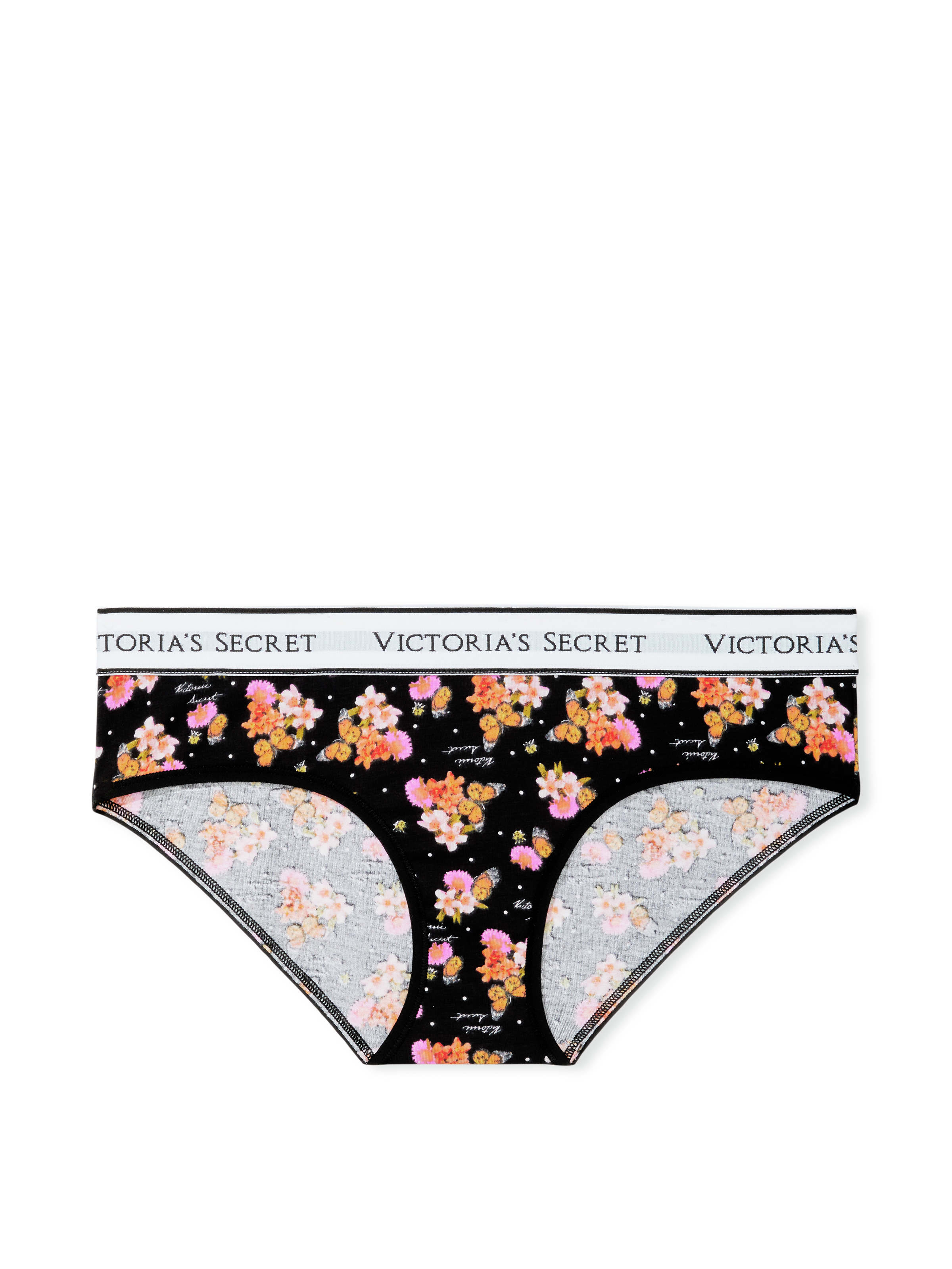 Culotte Haute En Coton Avec Logo, Description, large