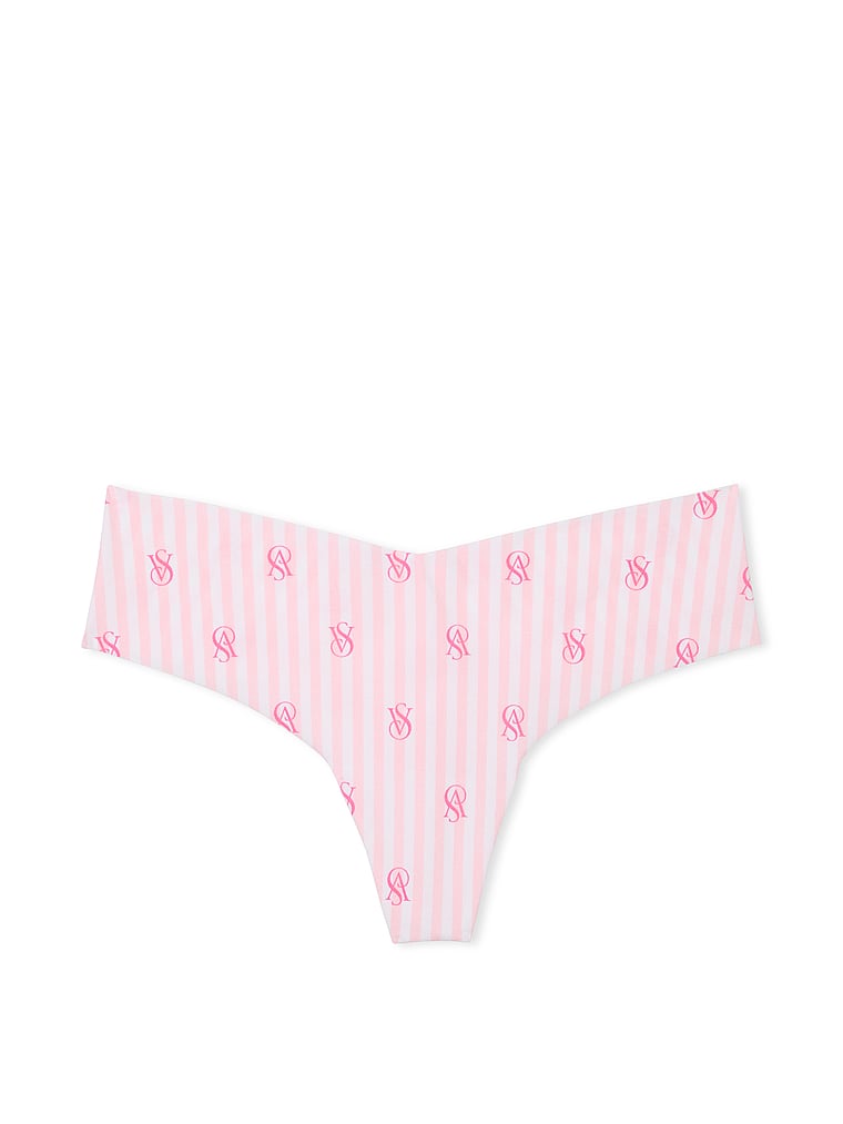 String Invisible, Purest Pink Logo Stripes, large