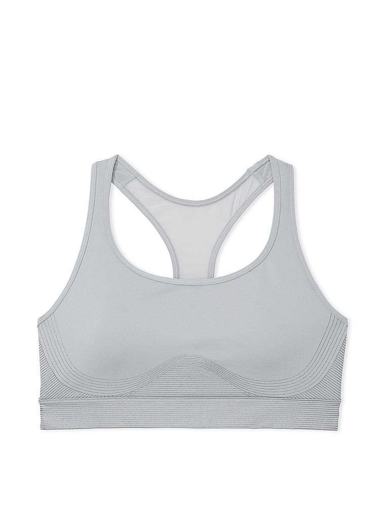 Nouveau Modèle ! Soutien-gorge De Sport Player Avec Détails Brillants, Sterling Silver, large