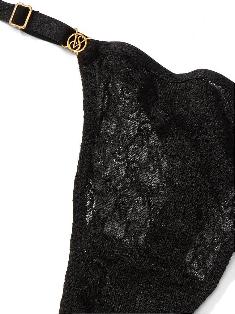String En Dentelle Icon By Victoria's Secret Avec Lanières Réglables, Black, large