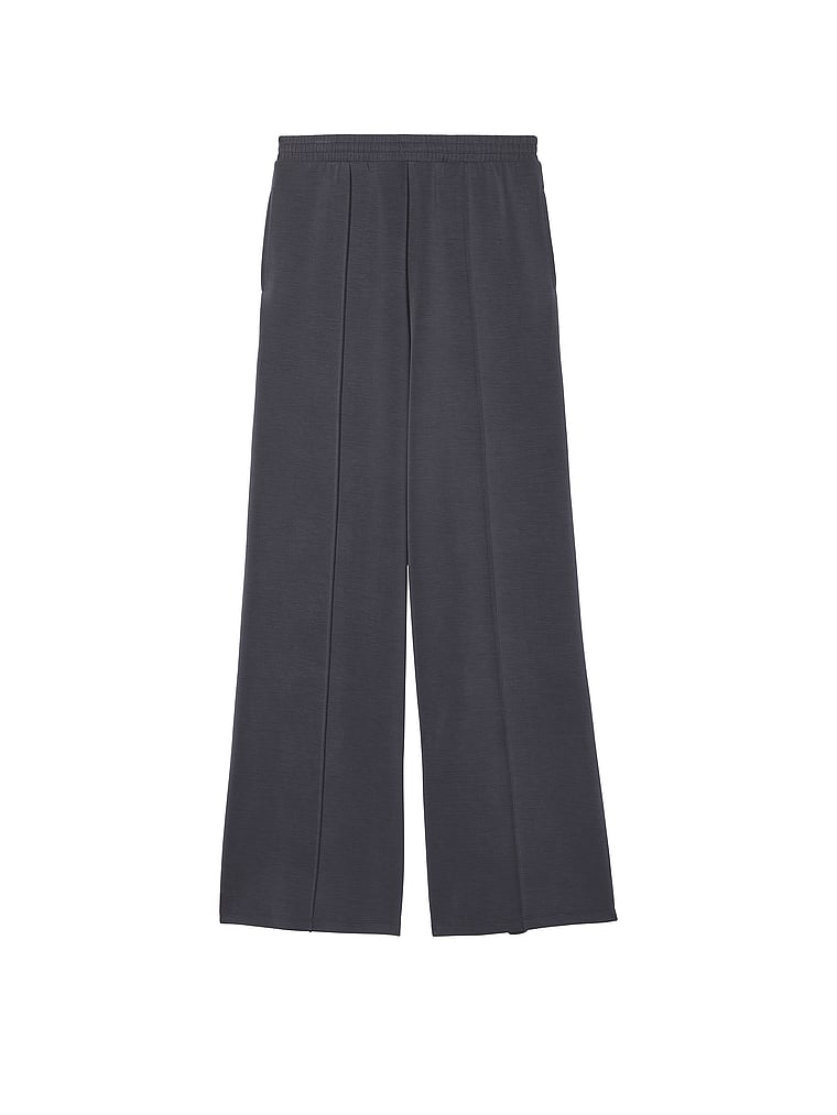 Sandwash Wide-leg Pants, Grey, large