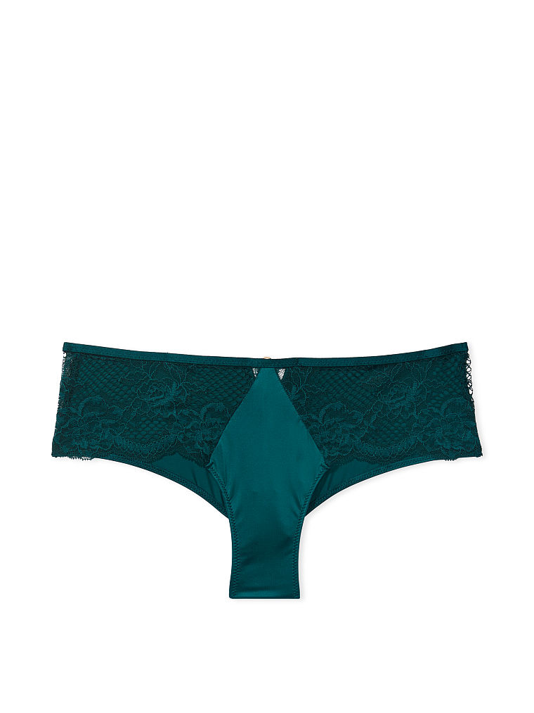 Culotte Bordée De Dentelle, Green, large