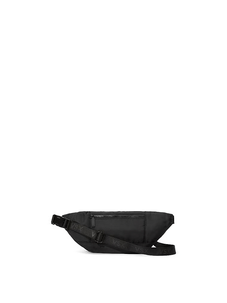 Sac À Bandoulière Sling, Black Satin, large