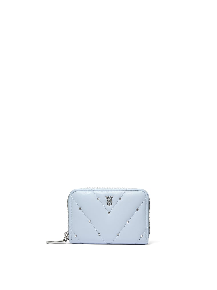 Small Wallet With Zip, Adrift Blue, large