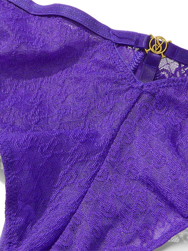 Culotte En Dentelle Icon By Victoria's Secret, Purple Shock, large