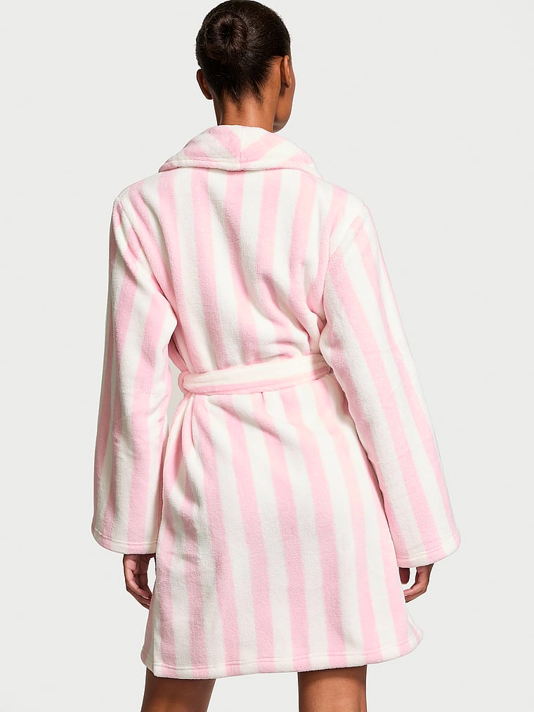 Robe De Chambre Courte Ultradouce, Multicolored, large