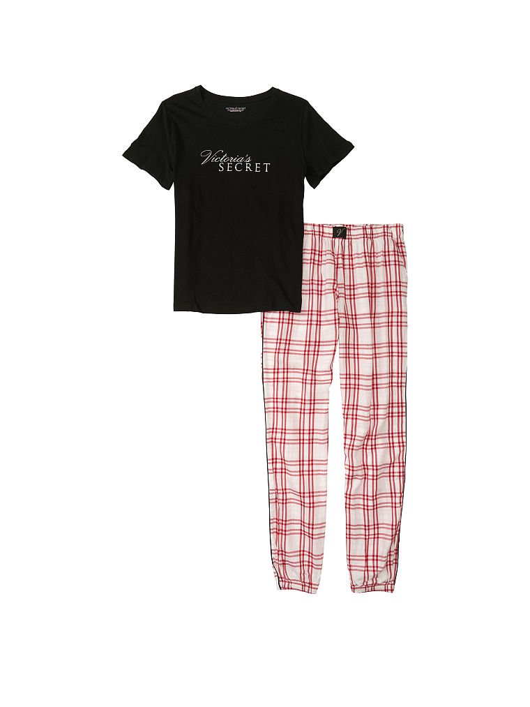 Flannel Jogger Tee-jama, Description, large