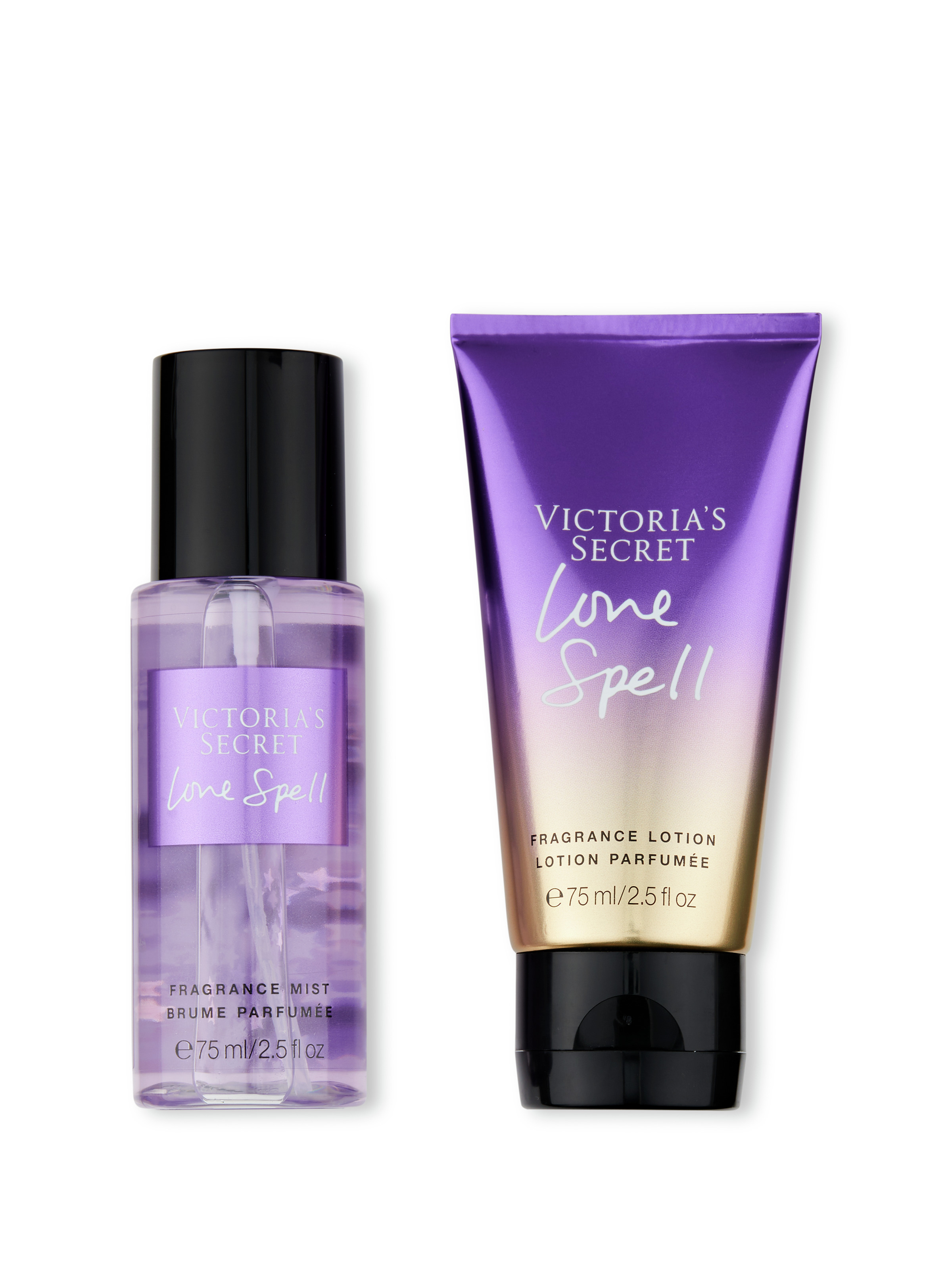 Love Spell Coffret Cadeau Mini Brume Parfumée Et Mini Lait Corps Parfumé, Description, large