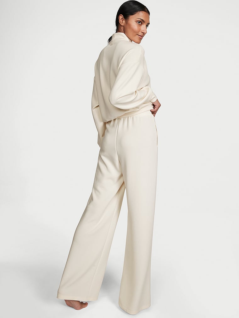 Sandwash Wide-leg Pants, Natural, large