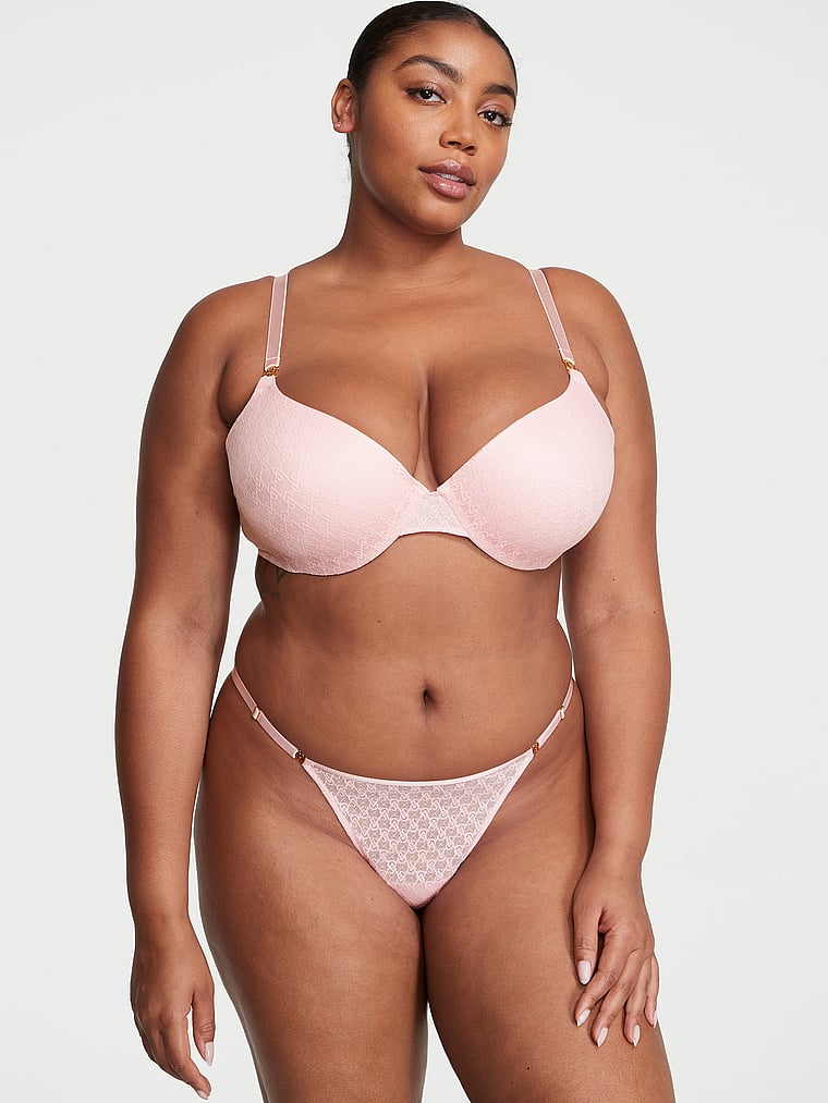 String Ajustable En Dentelle Icon By Victoria's Secret, Pretty Blossom, large