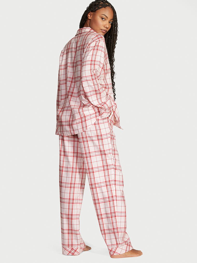 Ensemble Pyjama Long En Flanelle, Description, large