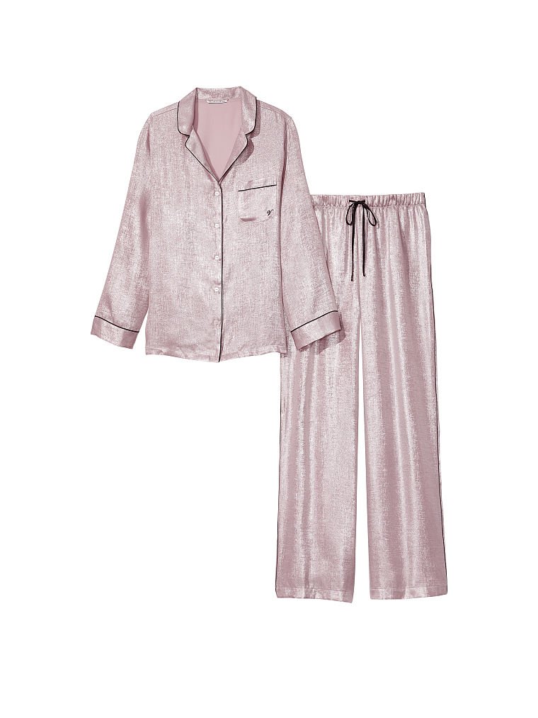 Ensemble Pyjama Métallisé Fiona, Pink Foil, large