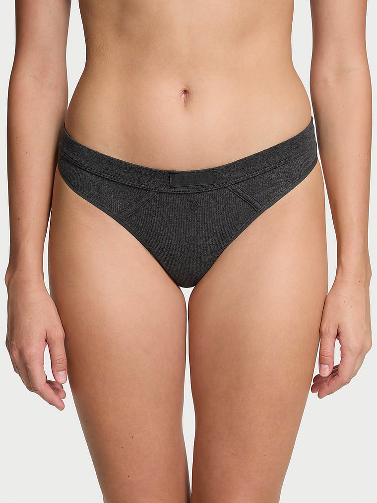 String En Coton Avec Écusson Logo, Charcoal Grey, large
