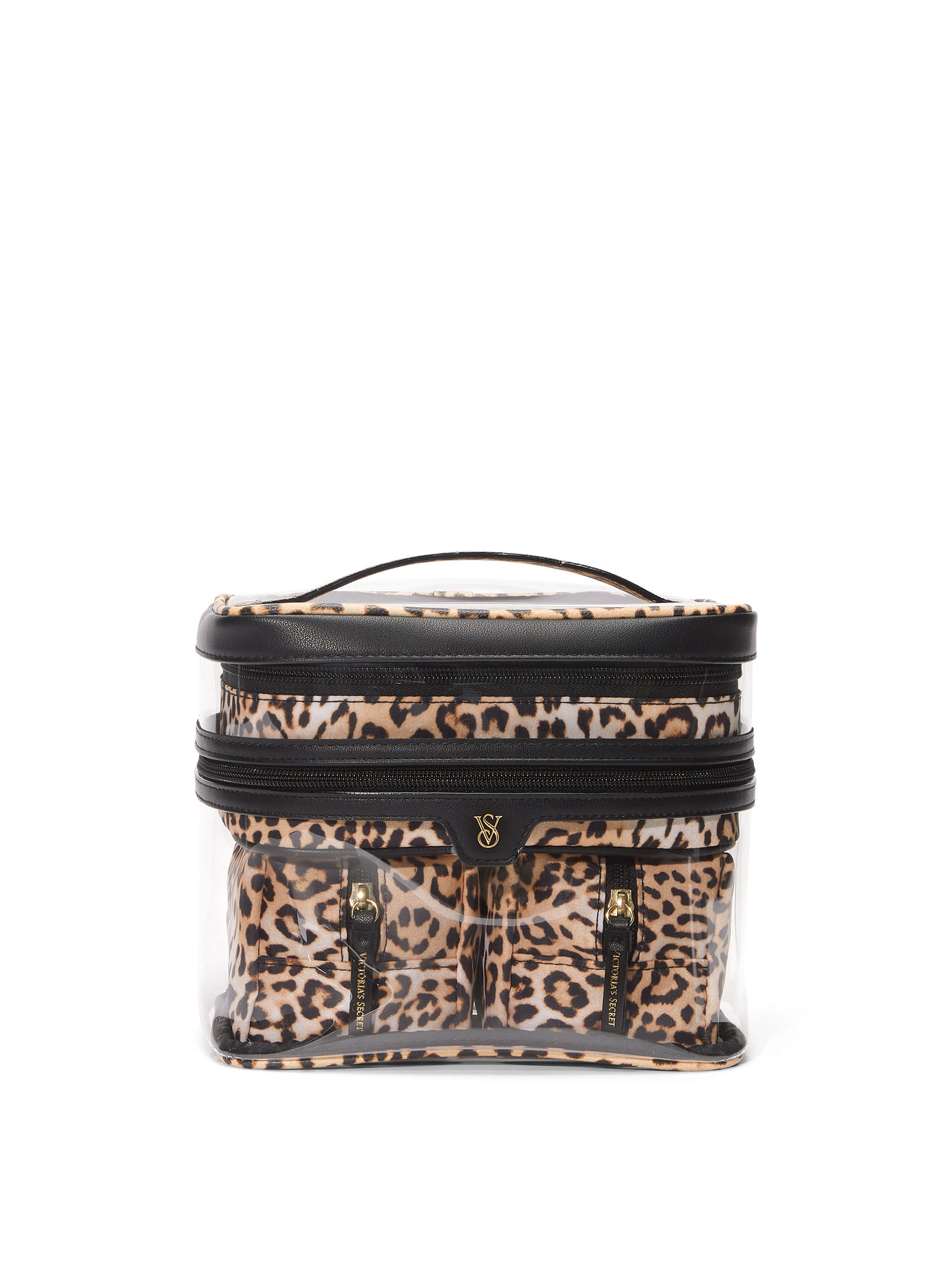 Trousse De Maquillage 4 Pièces, LEOPARD, large