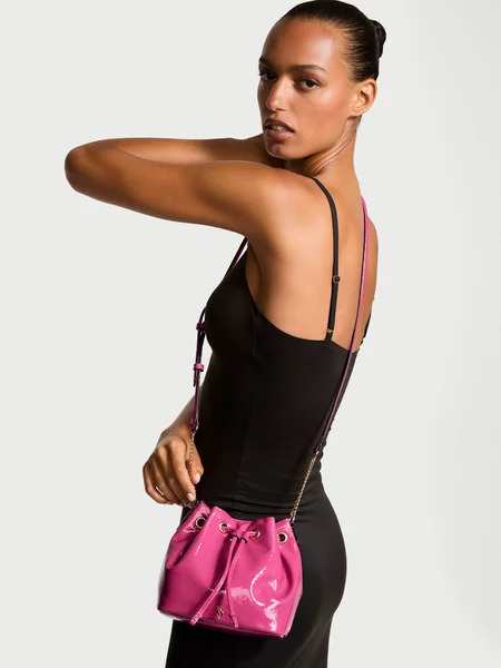 Mini Bucket Bag, LUSCIOUS ROSE, large