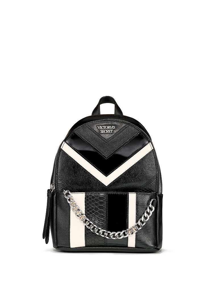 Mixed chevron small city backpack sale