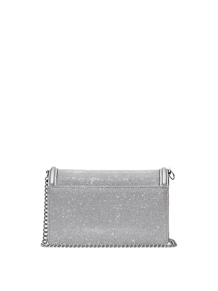 Mini Sac À Bandoulière, Silver, large