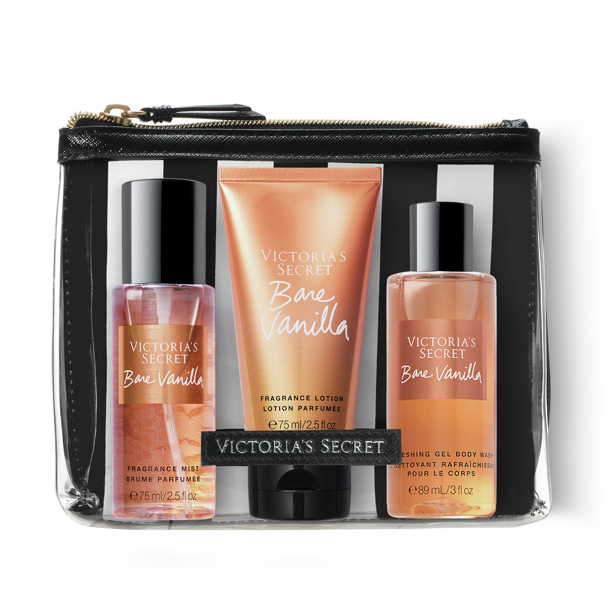 Coffret Victoria Secret Brume Et Creme Bare Vanilla Coffret Brume 3 Pièces | Coffrets corps | Victoria's