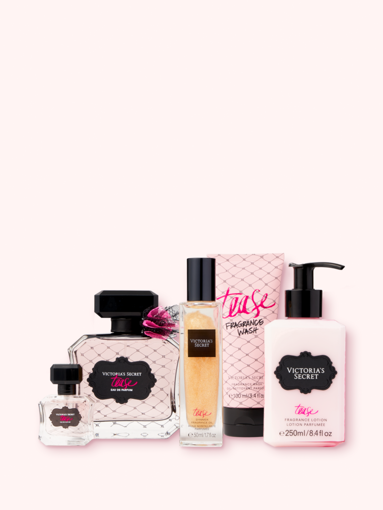 Victoria's Secret Noir Tease 4 pièces coffret cadeau femmes