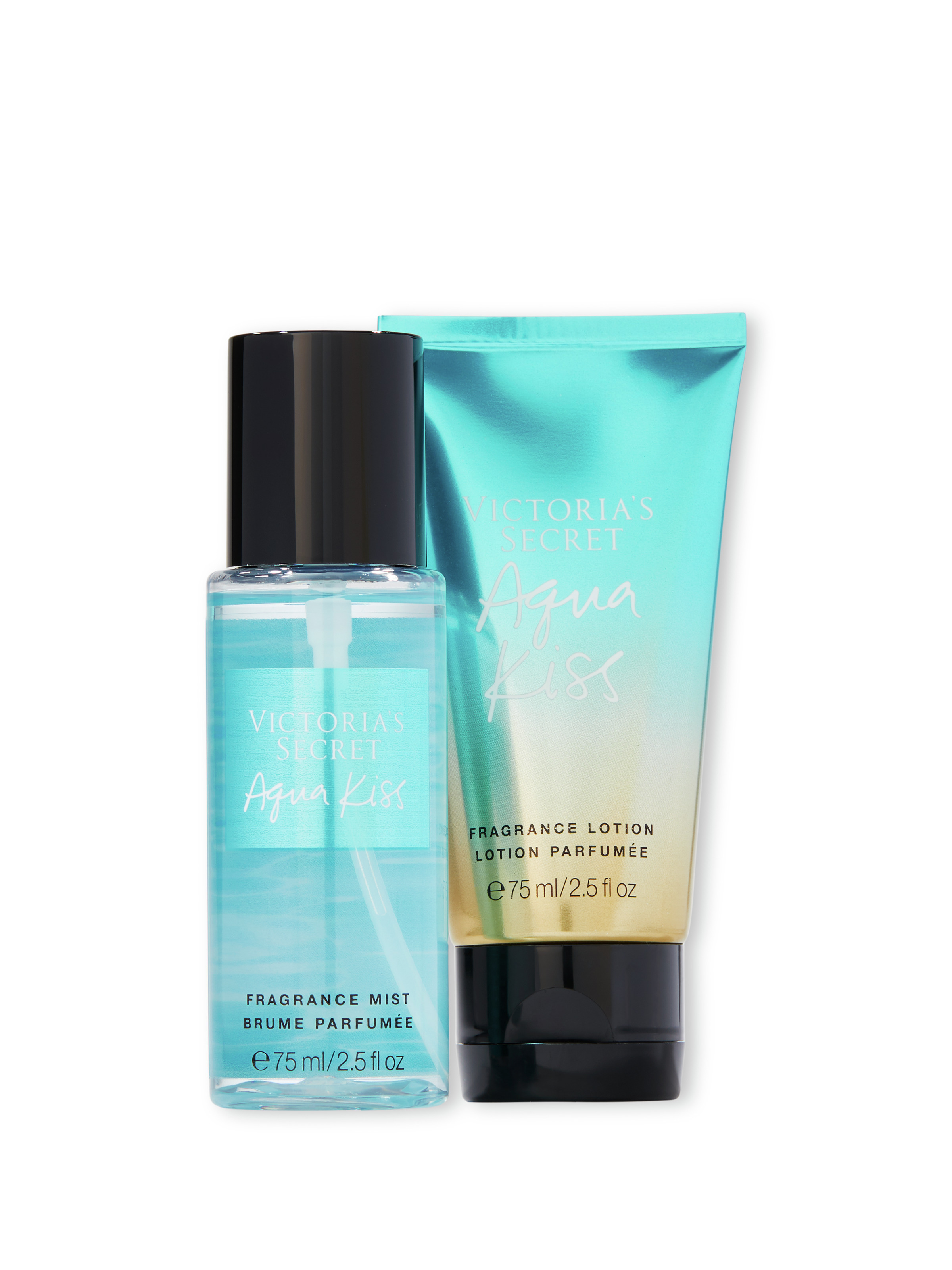 Aqua Kiss Duo Mini Brume Parfumée Et Mini Lait Parfumé Corps, Description, large