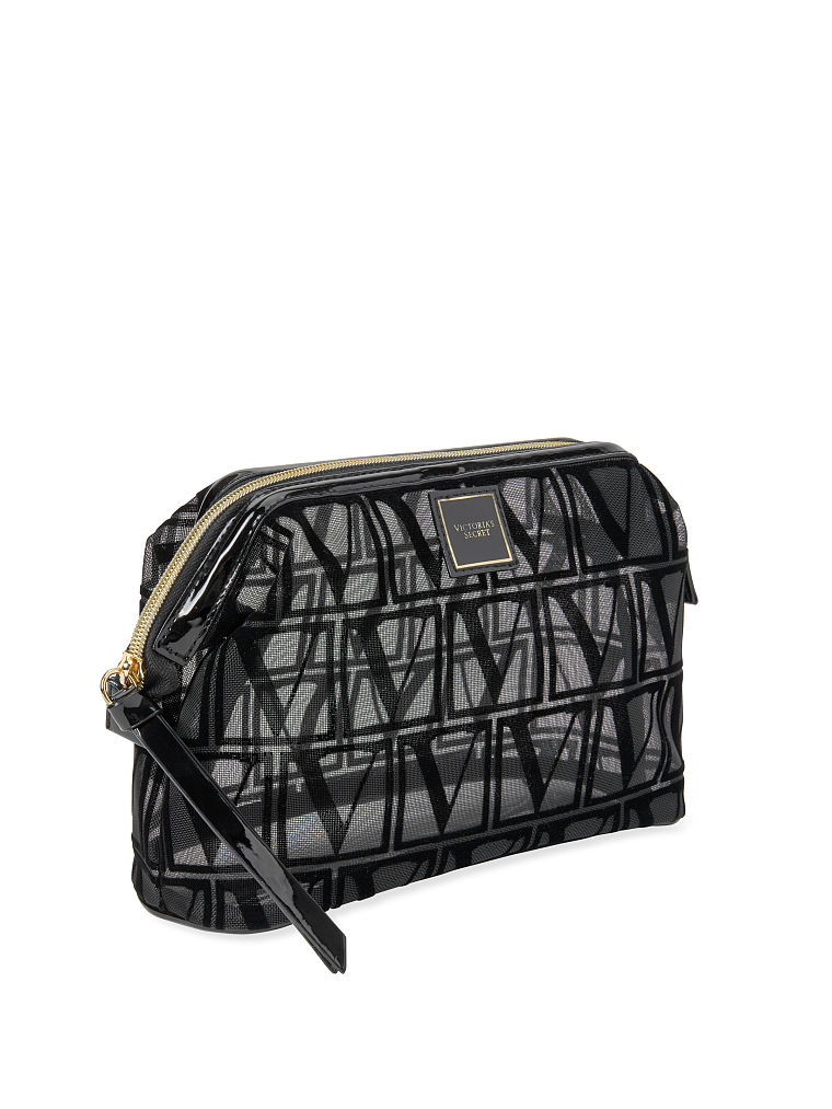 Trousse De Maquillage Monogramme V, Black, large