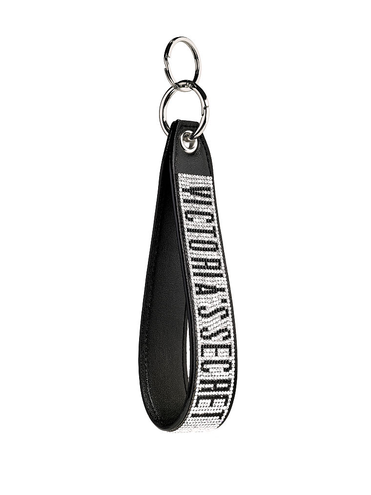 Porte-clés Bracelet Avec Logo En Strass, Silver, large