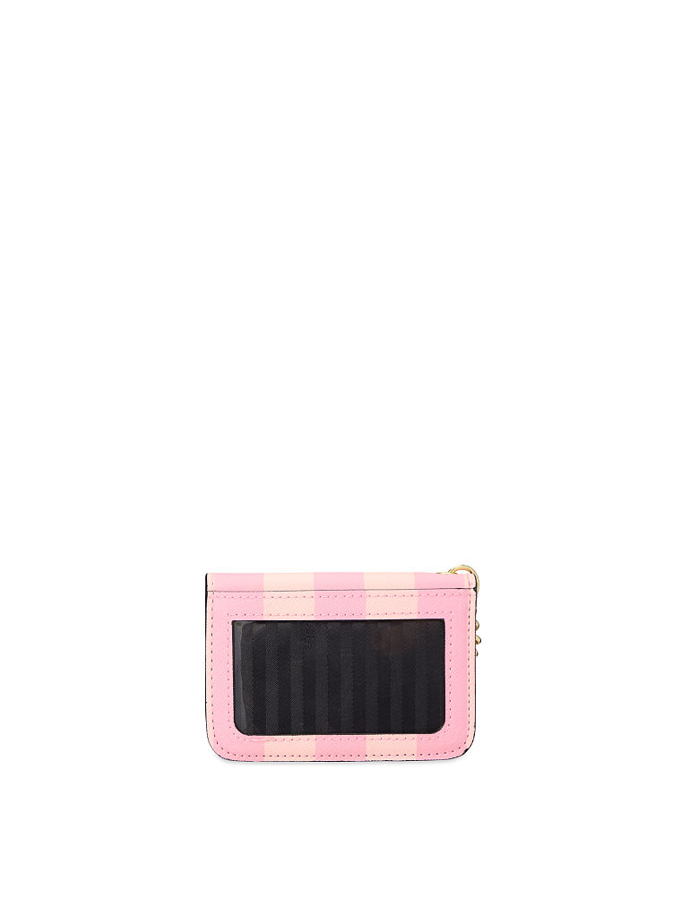 Porte-cartes Pliable Avec Logo De La Marque, Signature Stripe, large