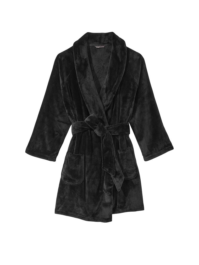 Short Cozy Robe, , large