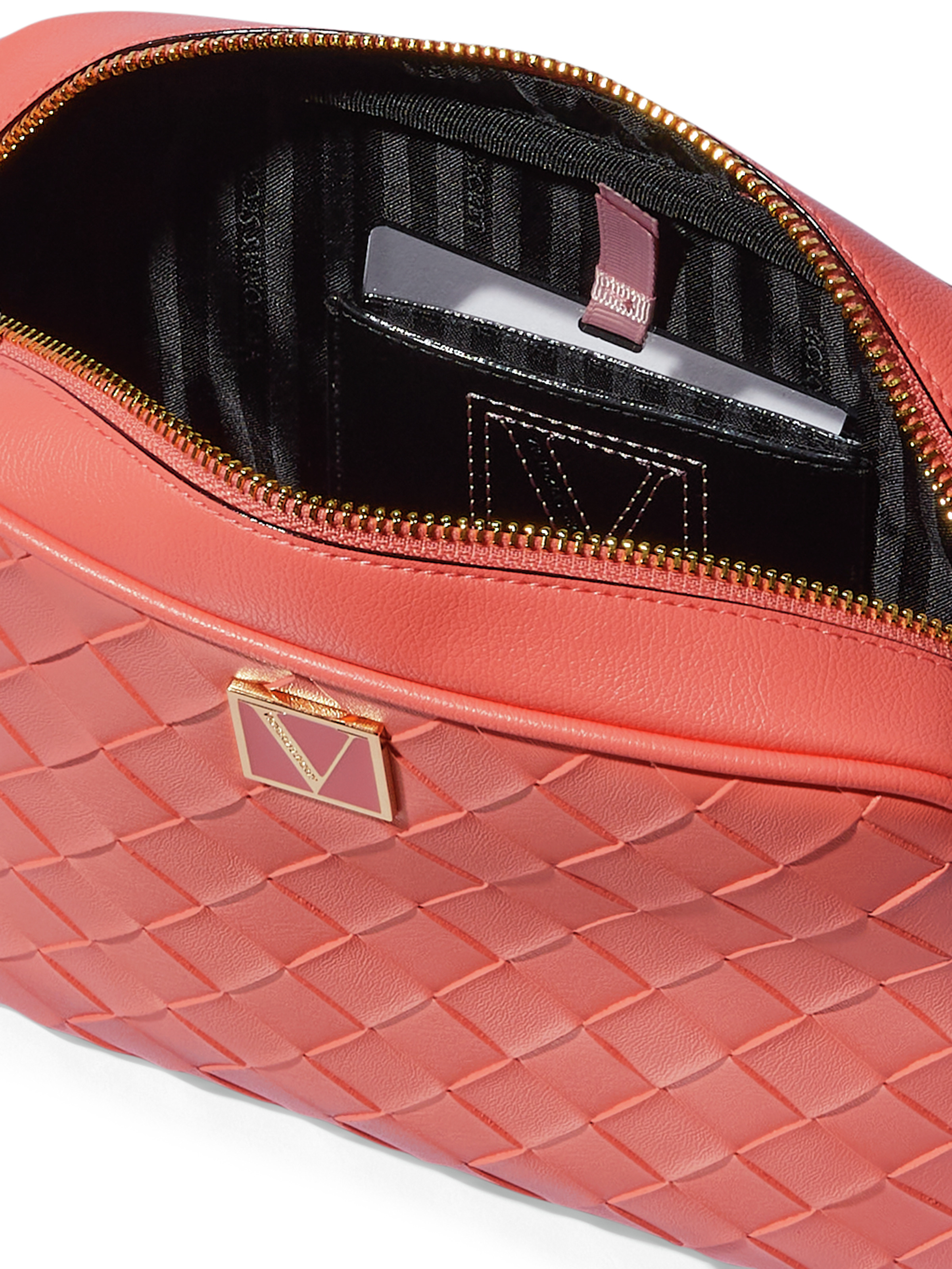 Sac À Bandoulière Victoria Zippé Sur Le Dessus, Description, large