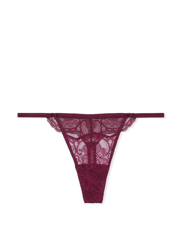 String Bordé De Dentelle, Description, large