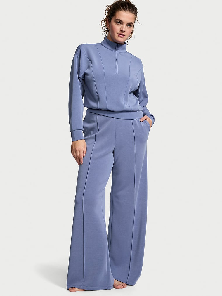 Sandwash Wide-leg Pants, Velvet Morning Blue, large