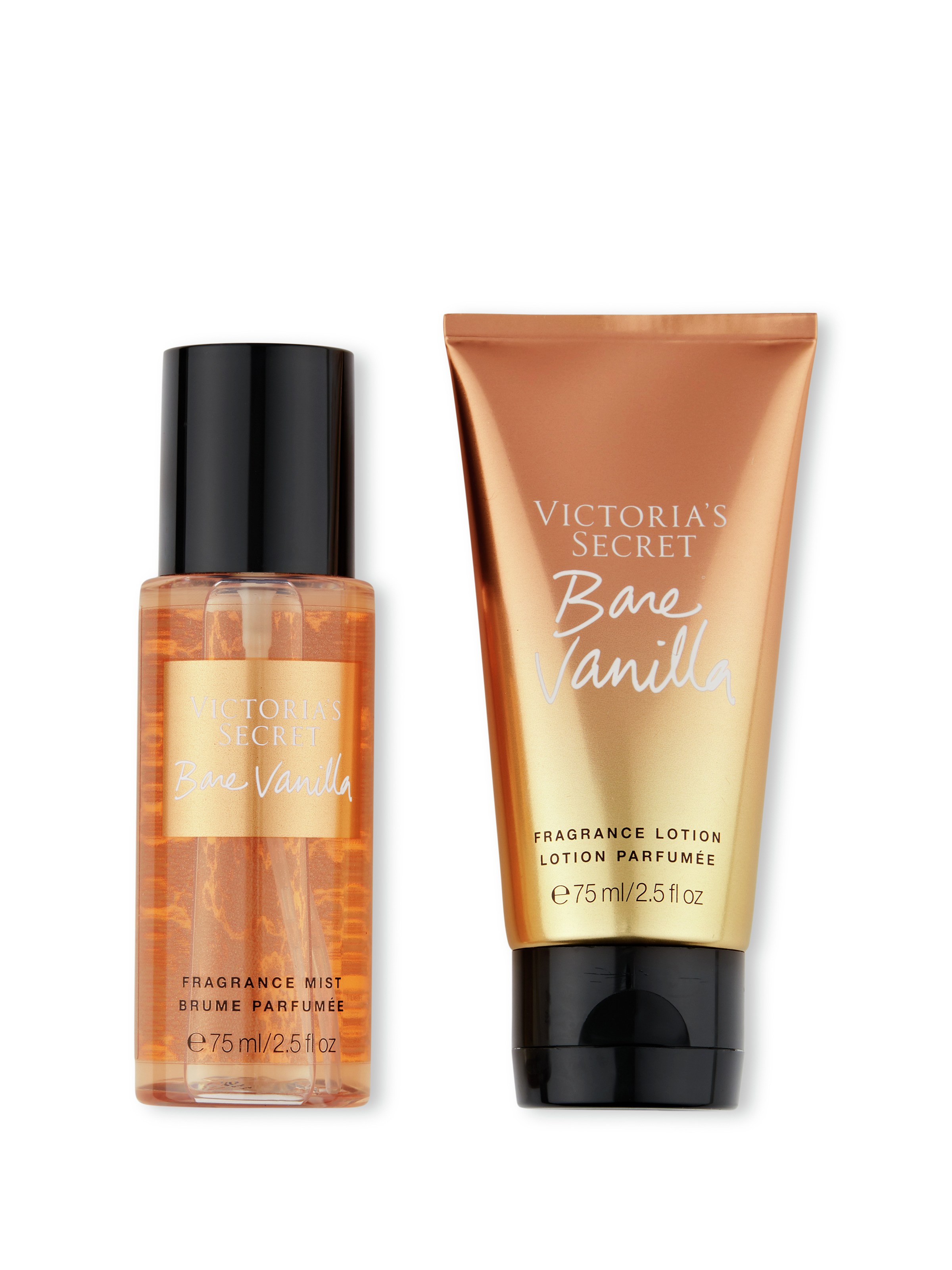Bare Vanilla Coffret Cadeau Mini Brume Parfumée Et Mini Lait Corps Parfumé, Description, large