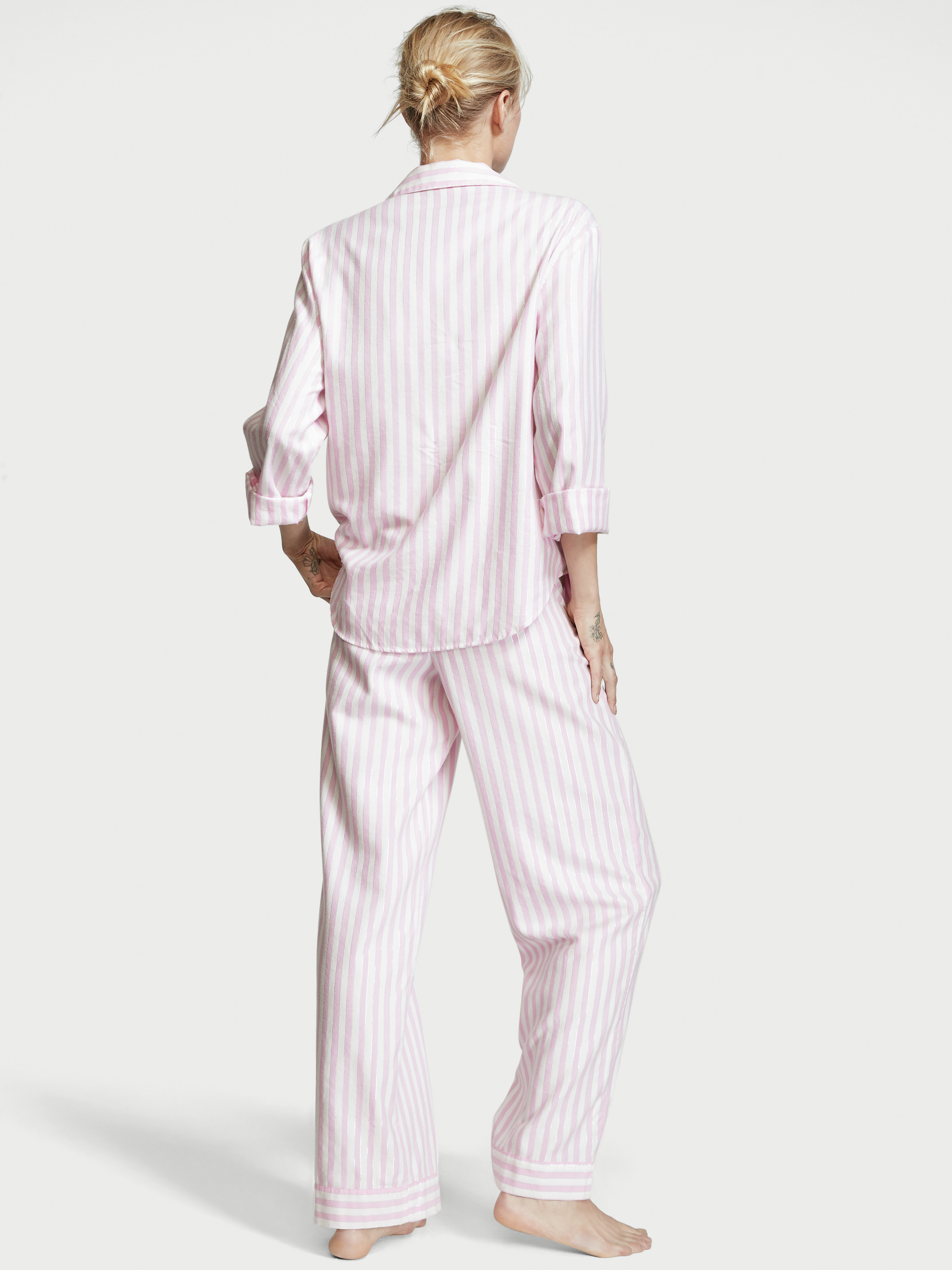 Ensemble Pyjama Long En Flanelle, Description, large