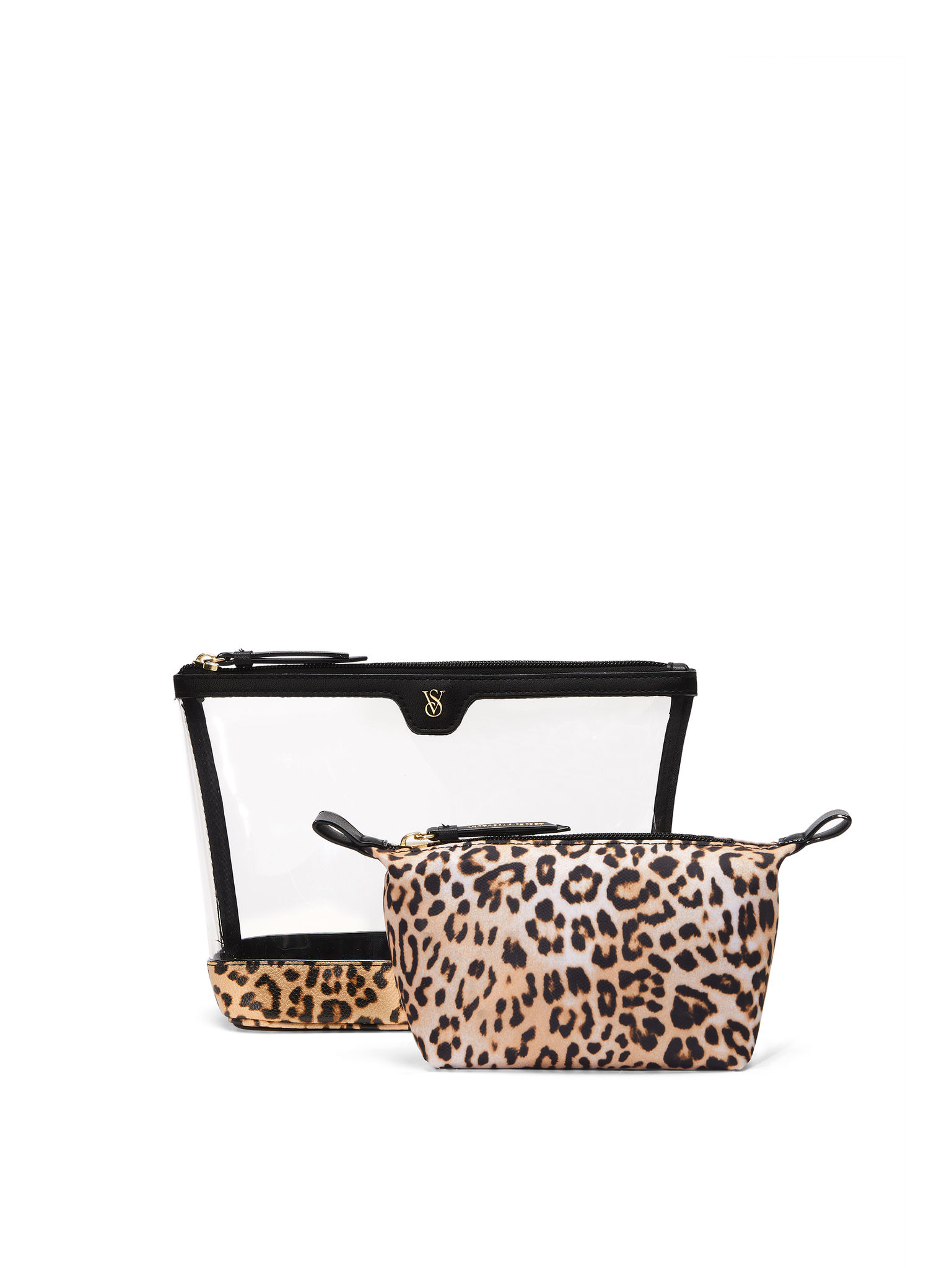 Trousse De Maquillage 2 Pièces, LEOPARD, large