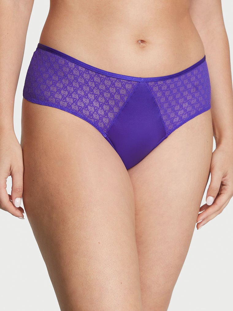 Culotte En Dentelle Icon By Victoria's Secret, Purple Shock, large