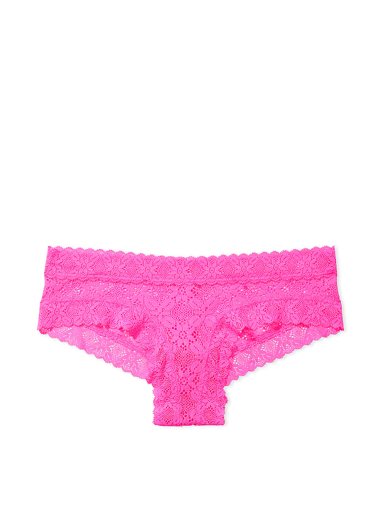 Culotte En Dentelle, Neon Pink, large