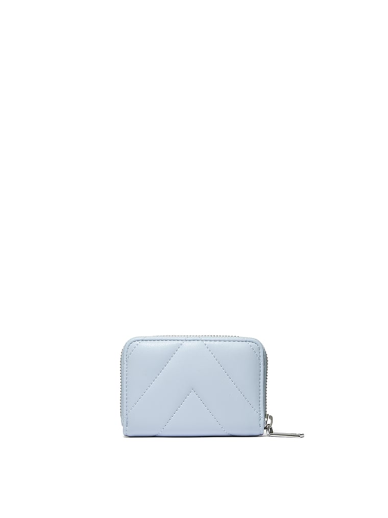 Small Wallet With Zip, Adrift Blue, large