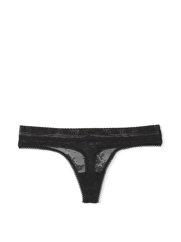 String En Dentelle Avec Taille À Logo, Description, large
