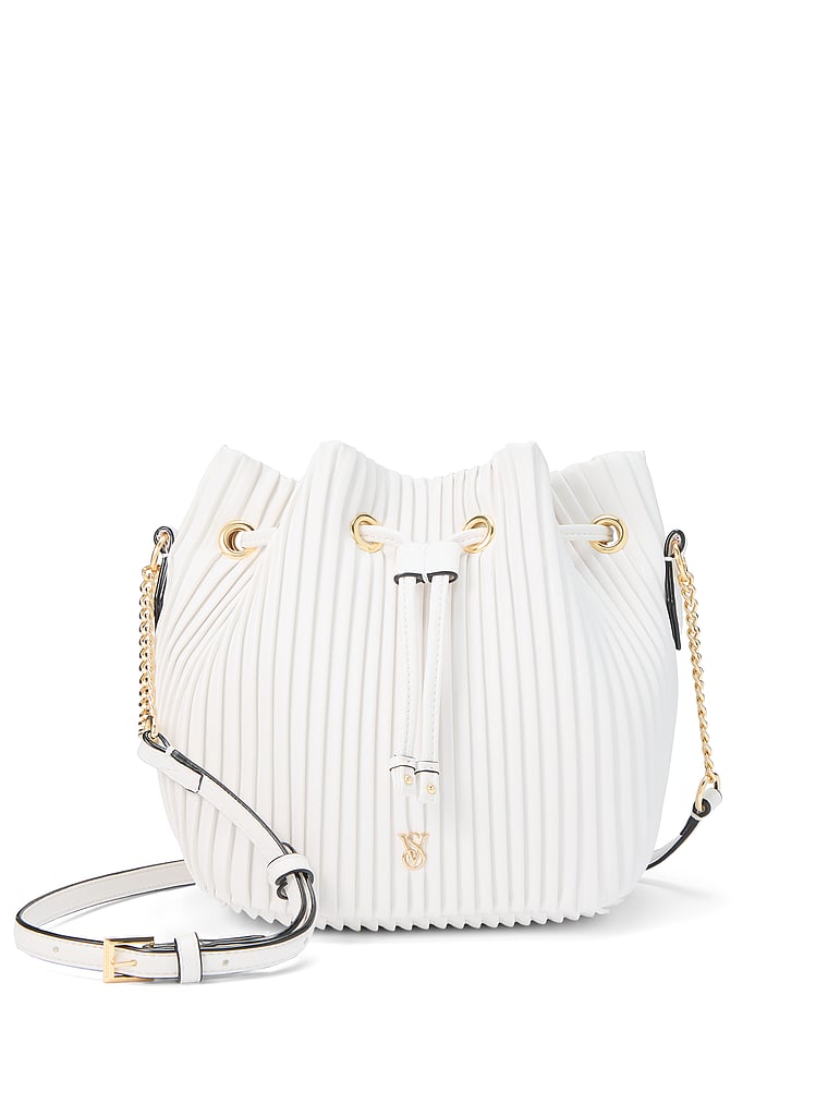 Mini Bucket Bag, Coconut White, large