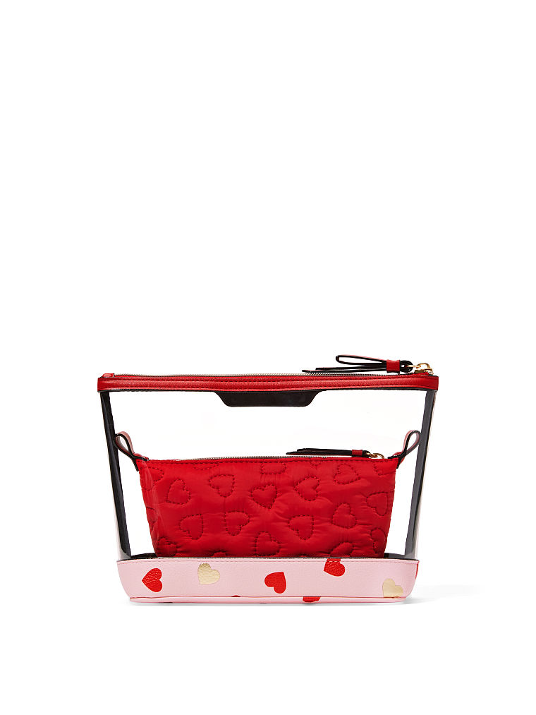 Duo De Trousses De Toilette Am/pm, Lipstick Red Mini Heart, large