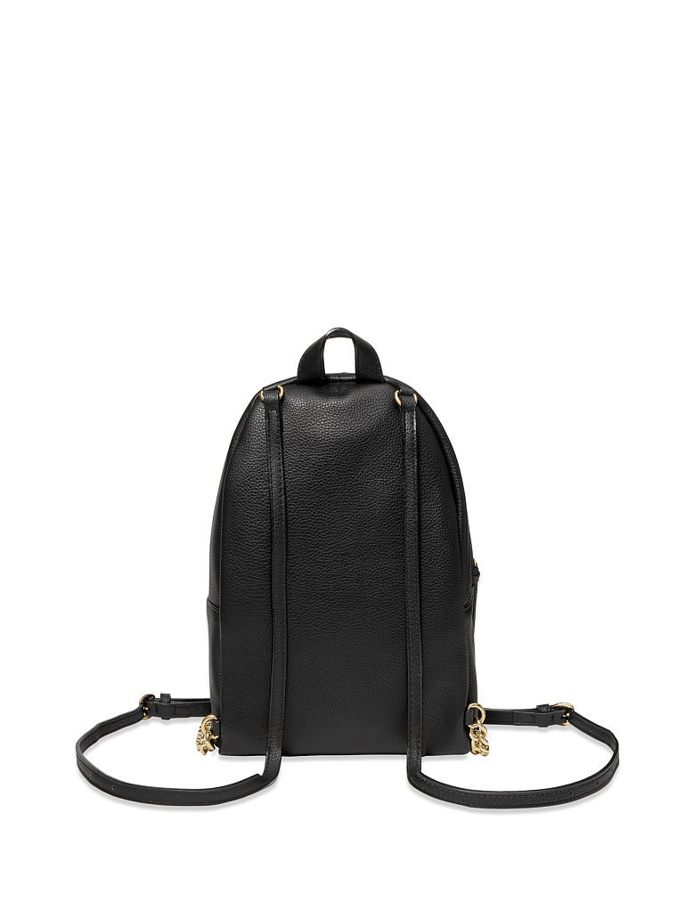 Petit Sac À Dos De Ville Matelassé En V, Black, large