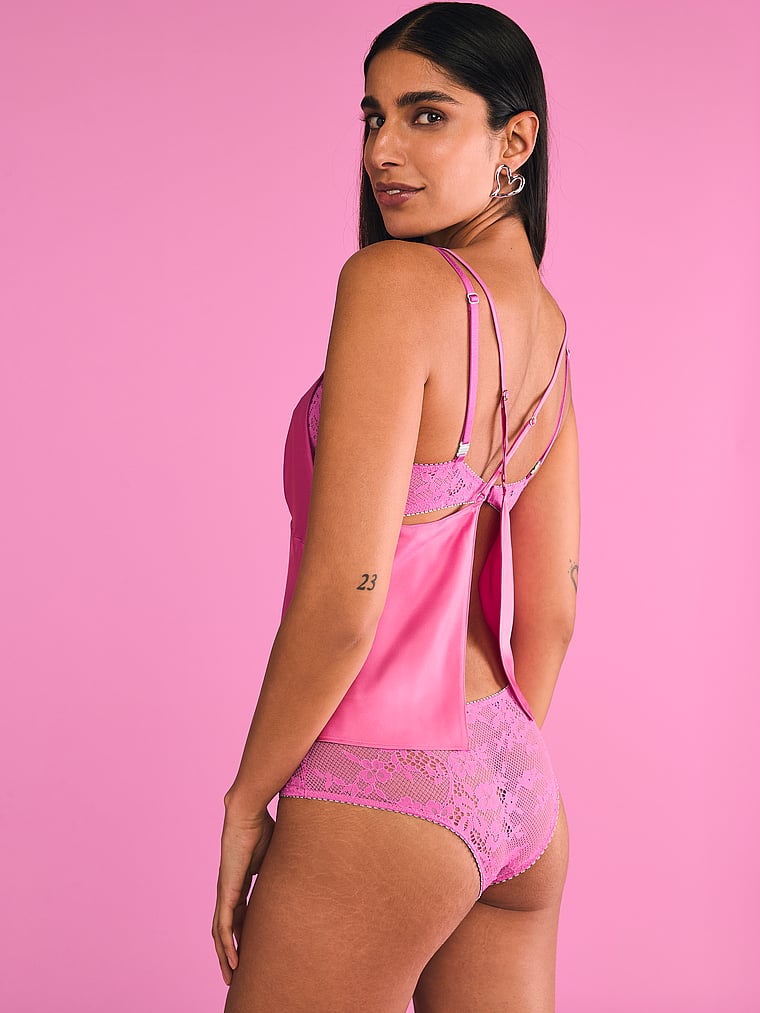 Culotte En Dentelle Tease, New Peony & Waterfall, large