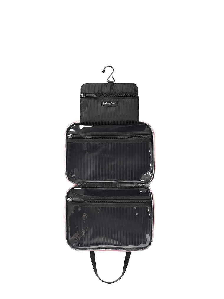 Trousse De Voyage Jetsetter Avec Logo, Pink, large