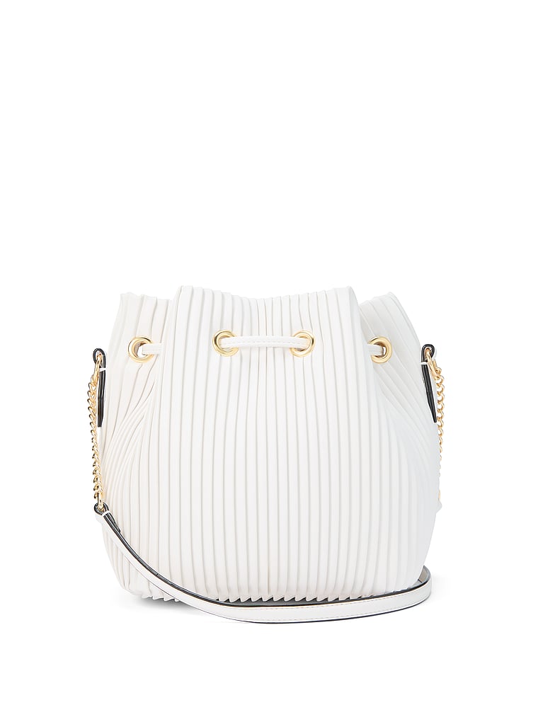 Mini Bucket Bag, Coconut White, large