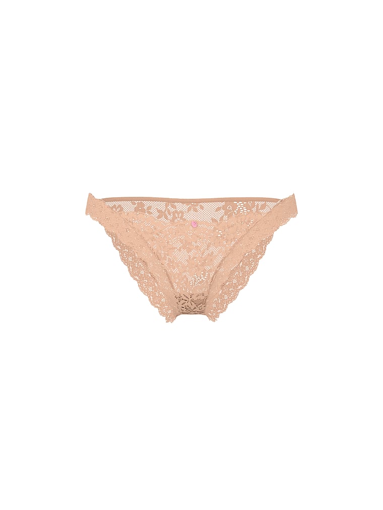 Lace Bikini Panty, Praline, large